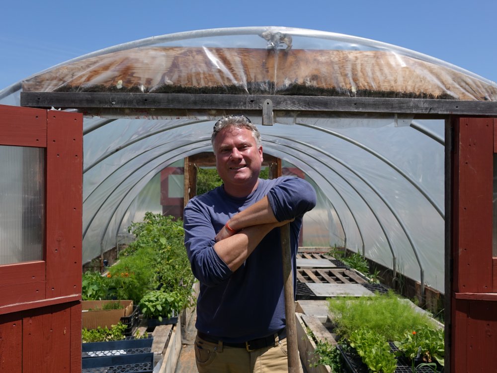 Fred de Long, the Trust's Director of Community Farm Program.