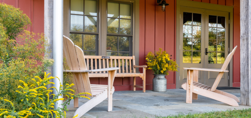 Rushton Conservation Center Back Porch