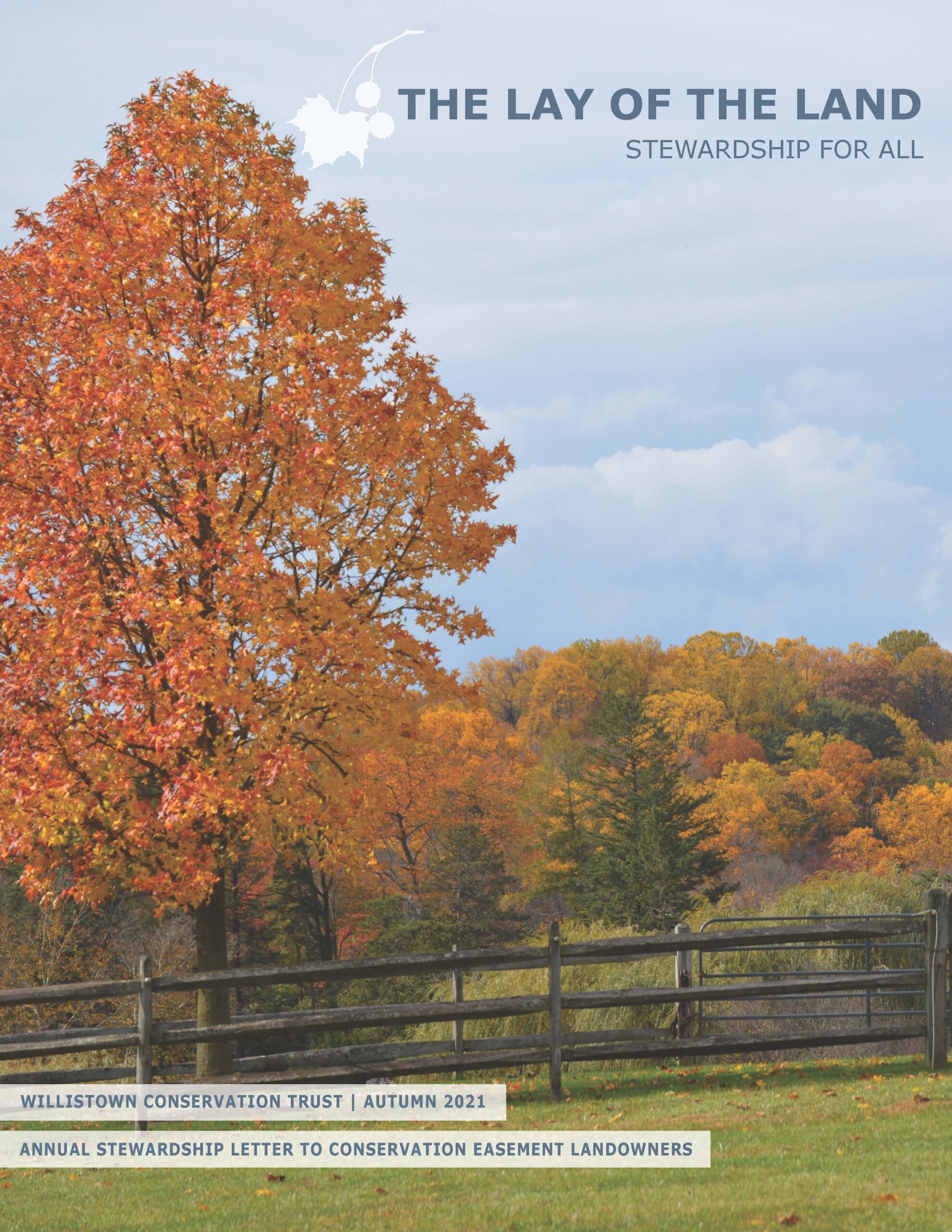 The Lay of the Land_Stewardship Newsletter_Autumn 2021 Cover