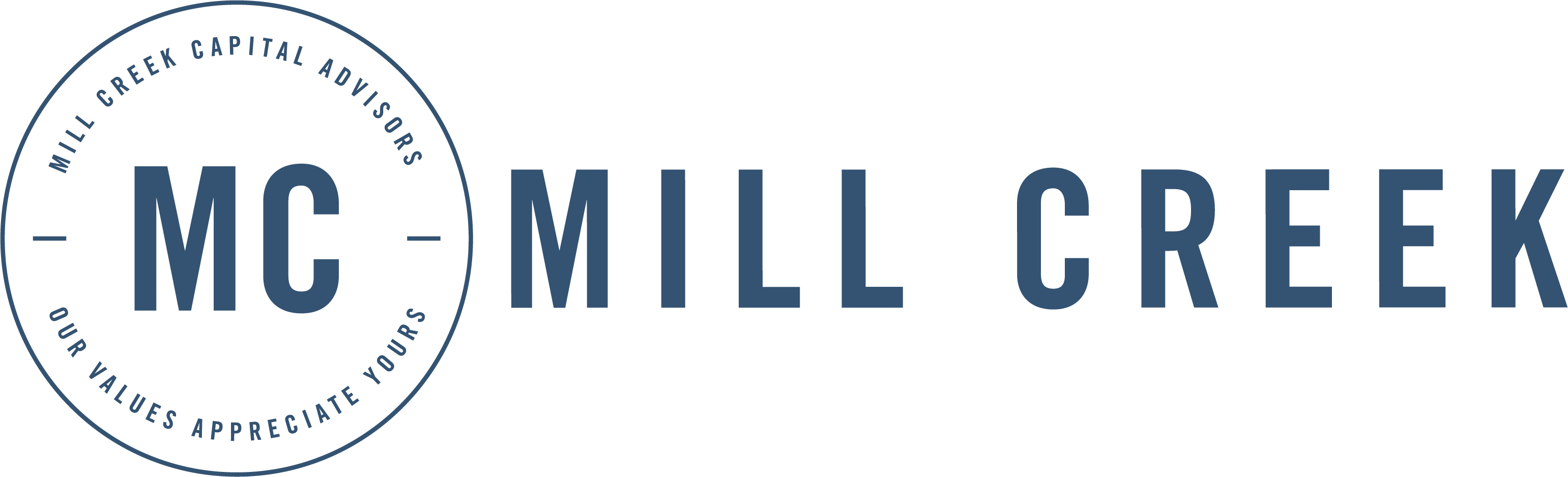 Mill Creek Brand Mark and Tagline